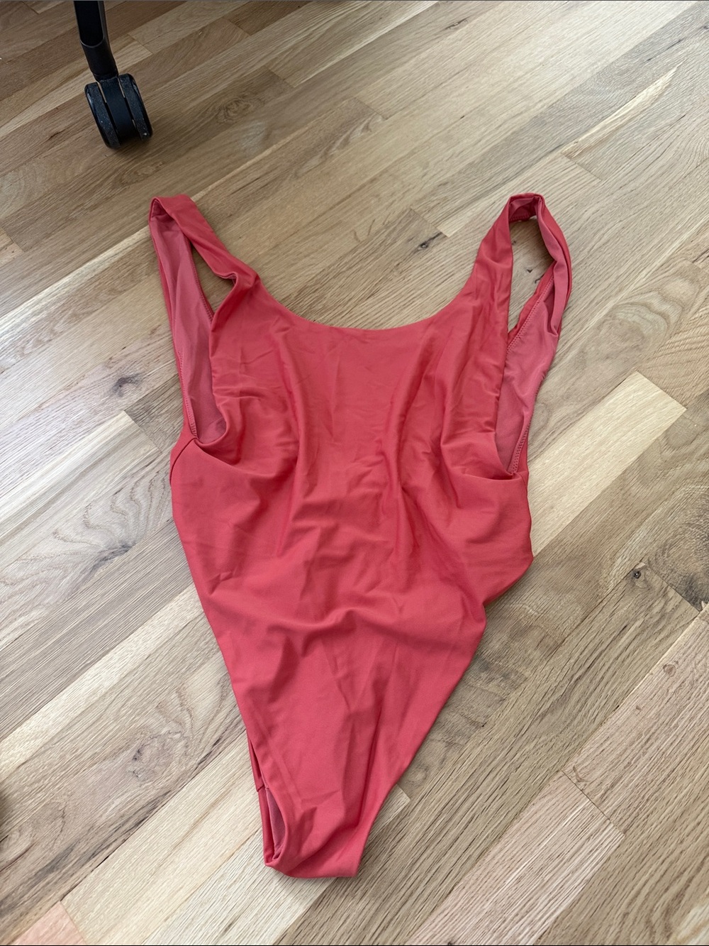 aerie Coral Red One-Piece Swimsuit